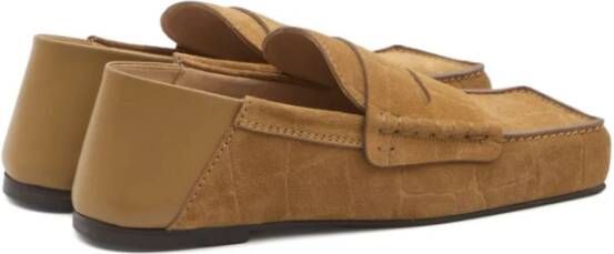 Jacquemus Bruine Platte Schoenen Stijlvol