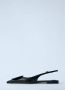 Jacquemus Les Slingbacks Duelo P Pumps Leather Black in zwart - Thumbnail 5