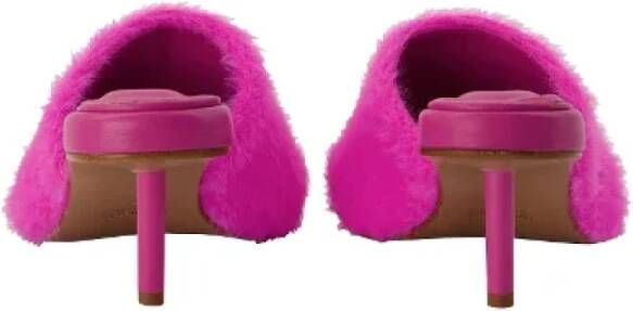 Jacquemus Fabric heels Pink Unisex
