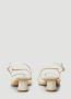 Jacquemus Gesp Lederen Plateau Sandalen White Dames - Thumbnail 4