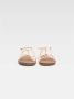 Jacquemus Gouden Logo Sandalen Beige Dames - Thumbnail 3