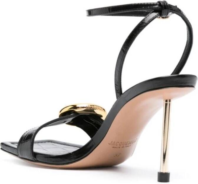 Jacquemus Zwarte Regalo Sandalen Black Dames