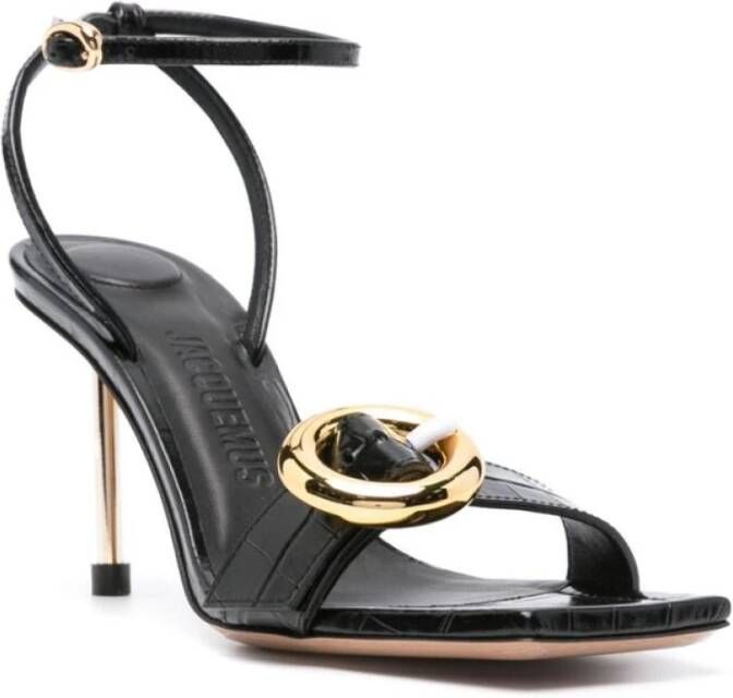 Jacquemus Zwarte Regalo Sandalen Black Dames