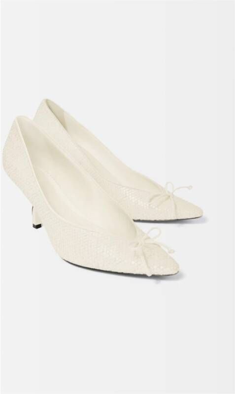 Jacquemus Ivoorleren Pumps Les Escarpins Tourni