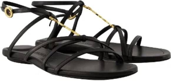 Jacquemus Leather sandals Black Dames