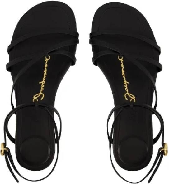 Jacquemus Leather sandals Black Dames