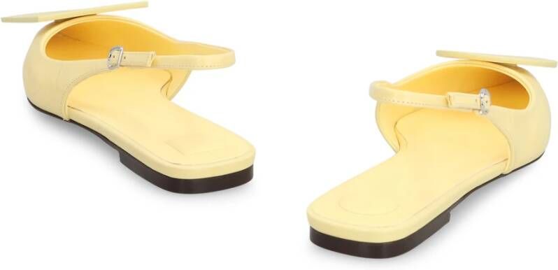 Jacquemus Leren Slingback Pumps Puntige Neus Gesp