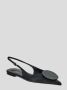 Jacquemus Les Slingbacks Duelo P Pumps Leather Black in zwart - Thumbnail 19
