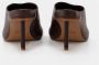 Jacquemus Bruin Leren Nuvola Mules Brown Dames - Thumbnail 3