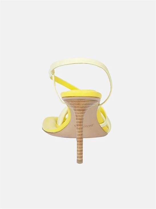 Jacquemus Oblique Strap leren sandalen