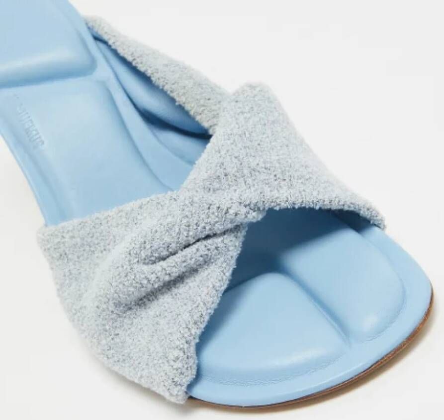 Jacquemus Pre-owned Fabric sandals Blue Dames