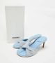 Jacquemus Pre-owned Fabric sandals Blue Dames - Thumbnail 9