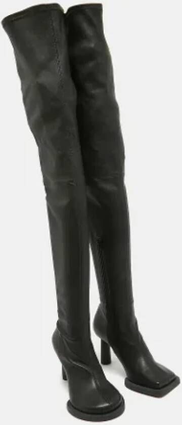 Jacquemus Pre-owned Leather boots Black Dames