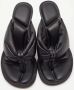 Jacquemus Pre-owned Leather sandals Black Dames - Thumbnail 3