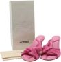 Jacquemus Pre-owned Leather sandals Pink Dames - Thumbnail 2