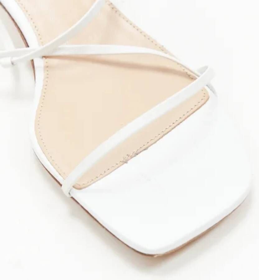 Jacquemus Pre-owned Leather sandals White Dames