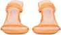 Jacquemus Pre-owned Suede sandals Orange Dames - Thumbnail 3