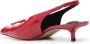 Jacquemus Rode Slingback Kitten Hak Puntige Neus Red Dames - Thumbnail 5