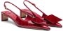 Jacquemus Hoge hakken Les Slingbacks Duelo B Pumps Leather in rood - Thumbnail 5