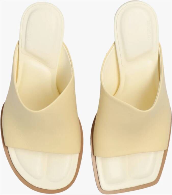 Jacquemus Rond Carre heeled mules Beige Dames