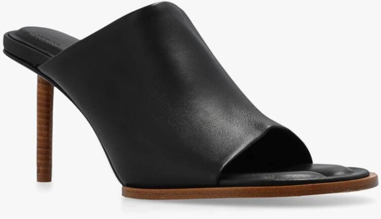 Jacquemus Rond Carre heeled mules Zwart Dames