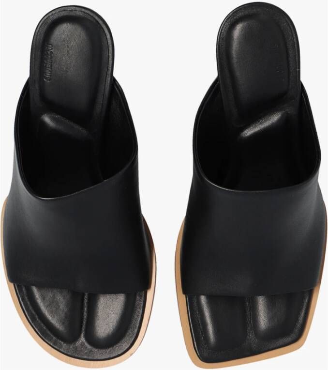 Jacquemus Rond Carre heeled mules Zwart Dames