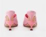 Jacquemus Roze leren ronde neus muiltjes - Thumbnail 2