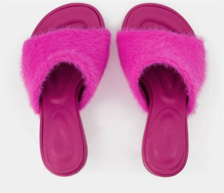 Jacquemus Roze Polyamide Muiltjes met Slip-On Sluiting
