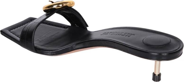 Jacquemus Sandals Black Dames