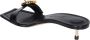 Jacquemus Zwarte krokodillenleren hakken sandalen Black Dames - Thumbnail 10