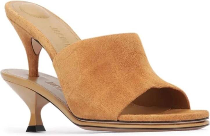 Jacquemus Stijlvolle Double Mules Schoenen