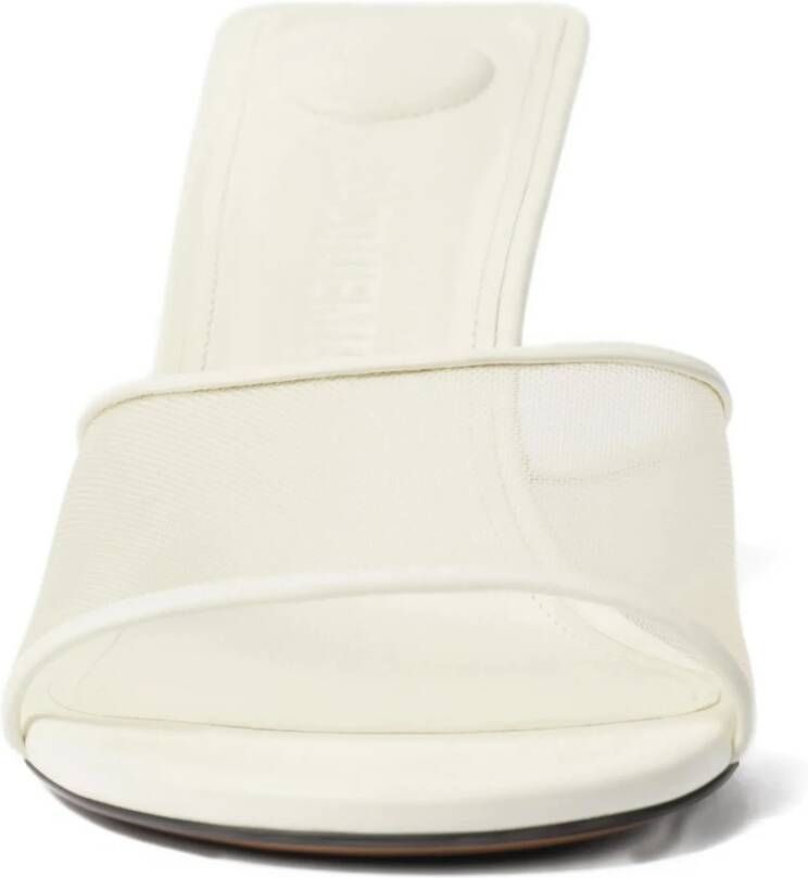 Jacquemus Witte leren sandalen