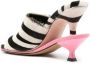 Jacquemus Zebra Dubbele Muiltjes Multicolor Dames - Thumbnail 2