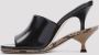 Jacquemus Sandalen Les Doubles Mules Sandals Leather Black in zwart - Thumbnail 22