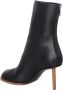 Jacquemus Leren enkellaarzen met hak Black Dames - Thumbnail 9