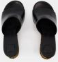 Jacquemus Sandalen Les Doubles Mules Sandals Leather Black in zwart - Thumbnail 13