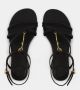 Jacquemus Zwarte Leren Sandalen Pralu P Black Dames - Thumbnail 2