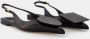 Jacquemus Les Slingbacks Duelo P Pumps Leather Black in zwart - Thumbnail 15