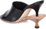 Jacquemus Sandalen Les Doubles Mules Sandals Leather Black in zwart - Thumbnail 4