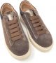 Janet & Janet Bruine Suède Sneakers met Gouden Studs - Thumbnail 2