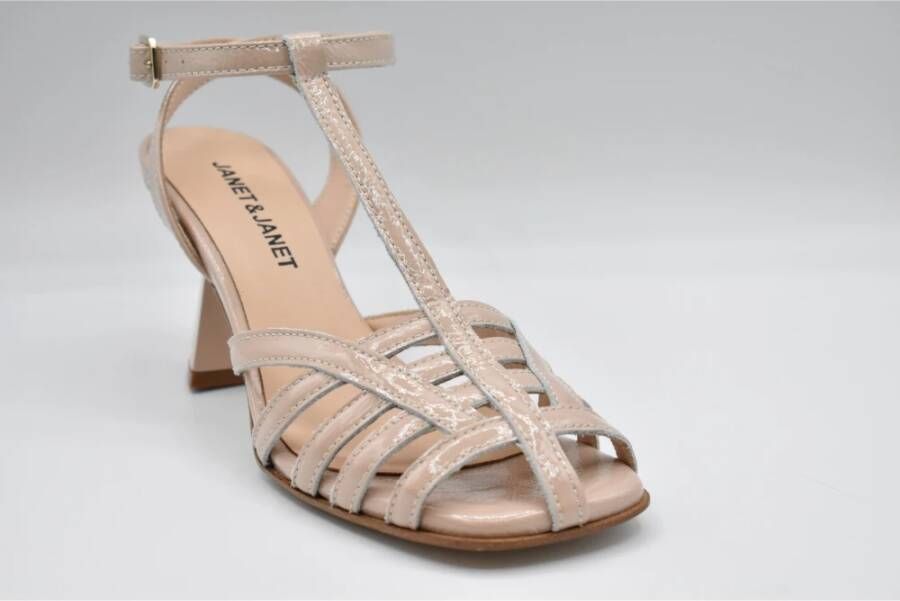 Janet & Janet Laced Shoes Beige Dames
