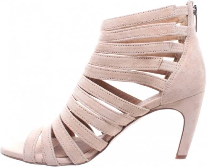 Janet & Janet Sandalen hel adele suede nieuw Beige Dames