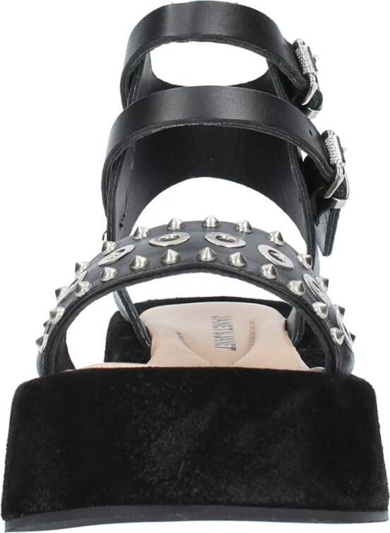 Janet & Janet Sandalen Zwart Black Dames