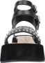 Janet & Janet Sandalen Zwart Black Dames - Thumbnail 4