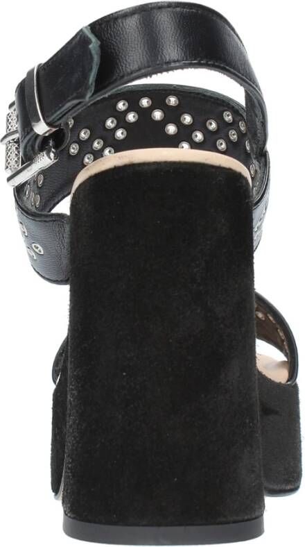 Janet & Janet Sandalen Zwart Black Dames