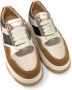Janet & Janet Sneakers van suède en leer met strass - Thumbnail 2