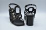 Janet & Janet Zwarte Kant Sandalen Elegante Stijl - Thumbnail 2