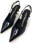 Janet & Janet Zwarte Slingback Pumps van Lakleer - Thumbnail 2