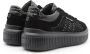 Janet & Janet Zwarte Suède Platform Sneakers met Logo - Thumbnail 2