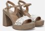 Jeannot Beige Sandalen Urban Collectie Beige Dames - Thumbnail 2